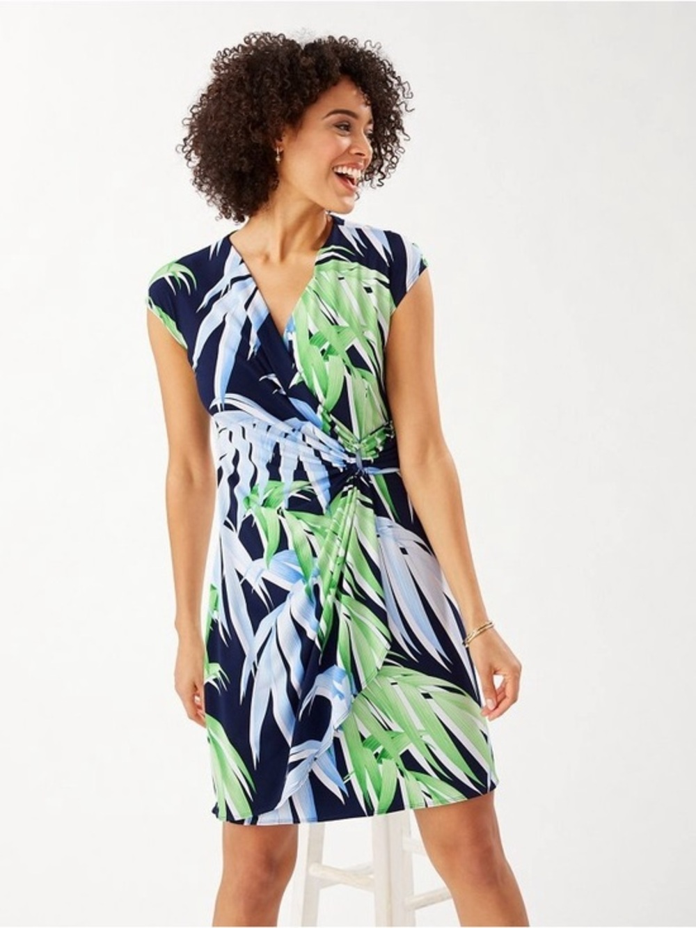 TOMMY BAHAMA PERFECT PALMDAY SHEATH DRESS SZ M